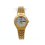 Reloj Orient 3 Star FNQ0400BC Mujer Automático Acero Dorado 25 mm Esfera Plateada