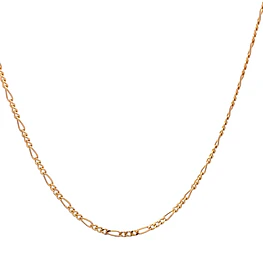 Cadena de Oro Amarillo 18K Figaro 3X1