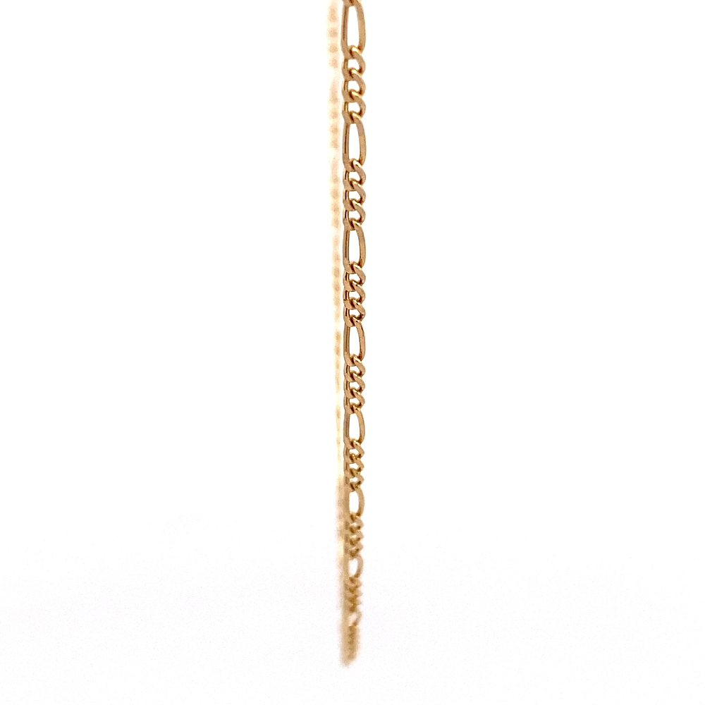 Cadena de Oro Amarillo 18K Figaro 3X1