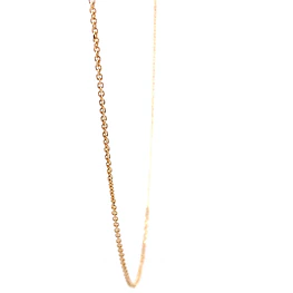 Cadena de Oro Miel 18K Rolo
