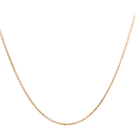 Cadena de Oro Miel 18K Rolo