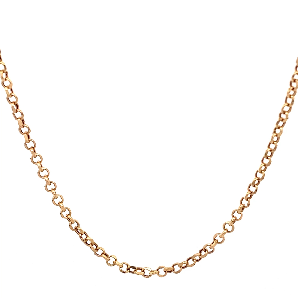 Cadena de Oro Amarillo 18K Rolo