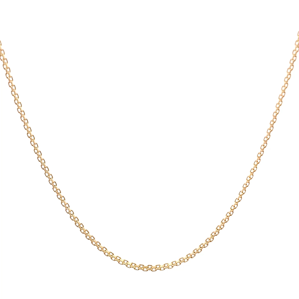 Cadena de Oro Amarillo 18K Bismark