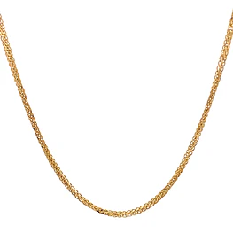 Cadena de Oro Amarillo 18K Espigada