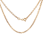 Cadena de Oro Amarillo 18K Rolo