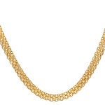 Cadena de Oro Amarillo 18K Bismark