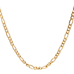 Cadena de Oro Amarillo 18K Figaro 3X1