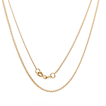 Cadena de Oro Amarillo 18K Bismark