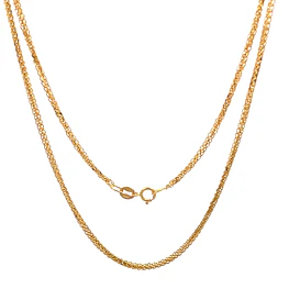 Cadena de Oro Amarillo 18K Espigada