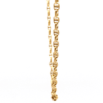 Cadena de Oro Amarillo 18K Banana