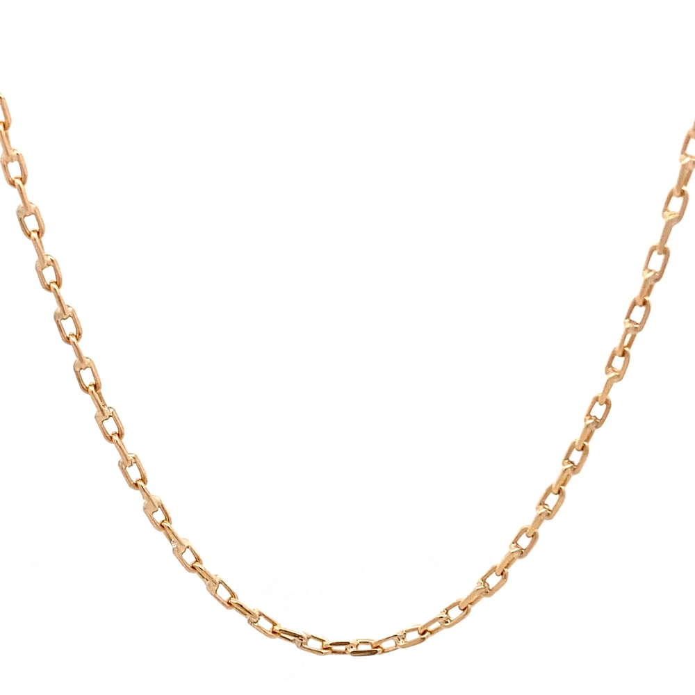 Cadena de Oro Amarillo 18K Limada