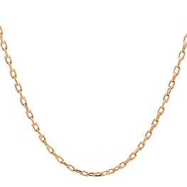 Cadena de Oro Amarillo 18K Limada