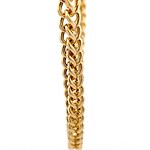 Cadena de Oro Amarillo 18K Espiga Doble