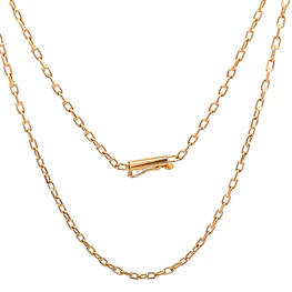 Cadena de Oro Amarillo 18K Limada