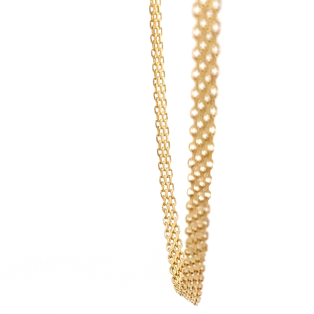 Cadena de Oro Amarillo 18K Bismark