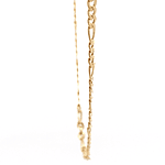 Cadena de Oro Amarillo 18K Figaro 3X1