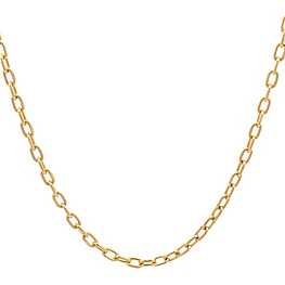 Cadena de Oro Amarillo 18K Limada