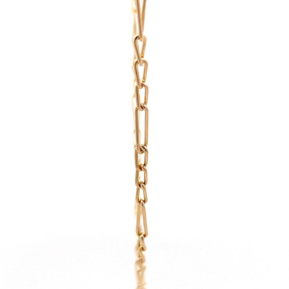 Cadena de Oro Amarillo 18K Figaro 3X1