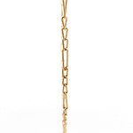 Cadena de Oro Amarillo 18K Figaro 3X1