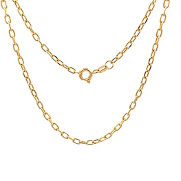 Cadena de Oro Amarillo 18K Limada
