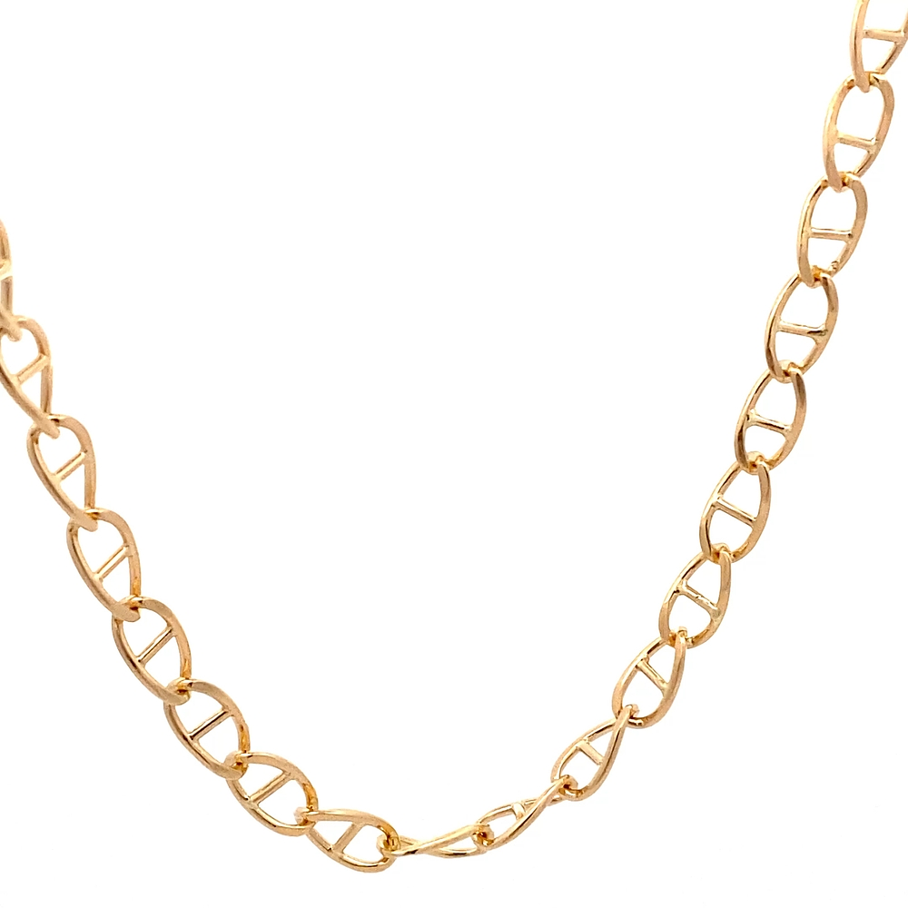 Cadena de Oro Amarillo 18K Banana