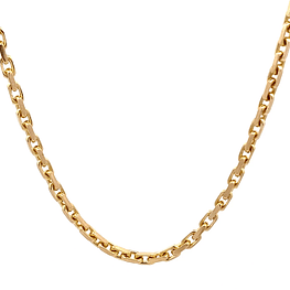 Cadena de Oro Amarillo 18K Limada