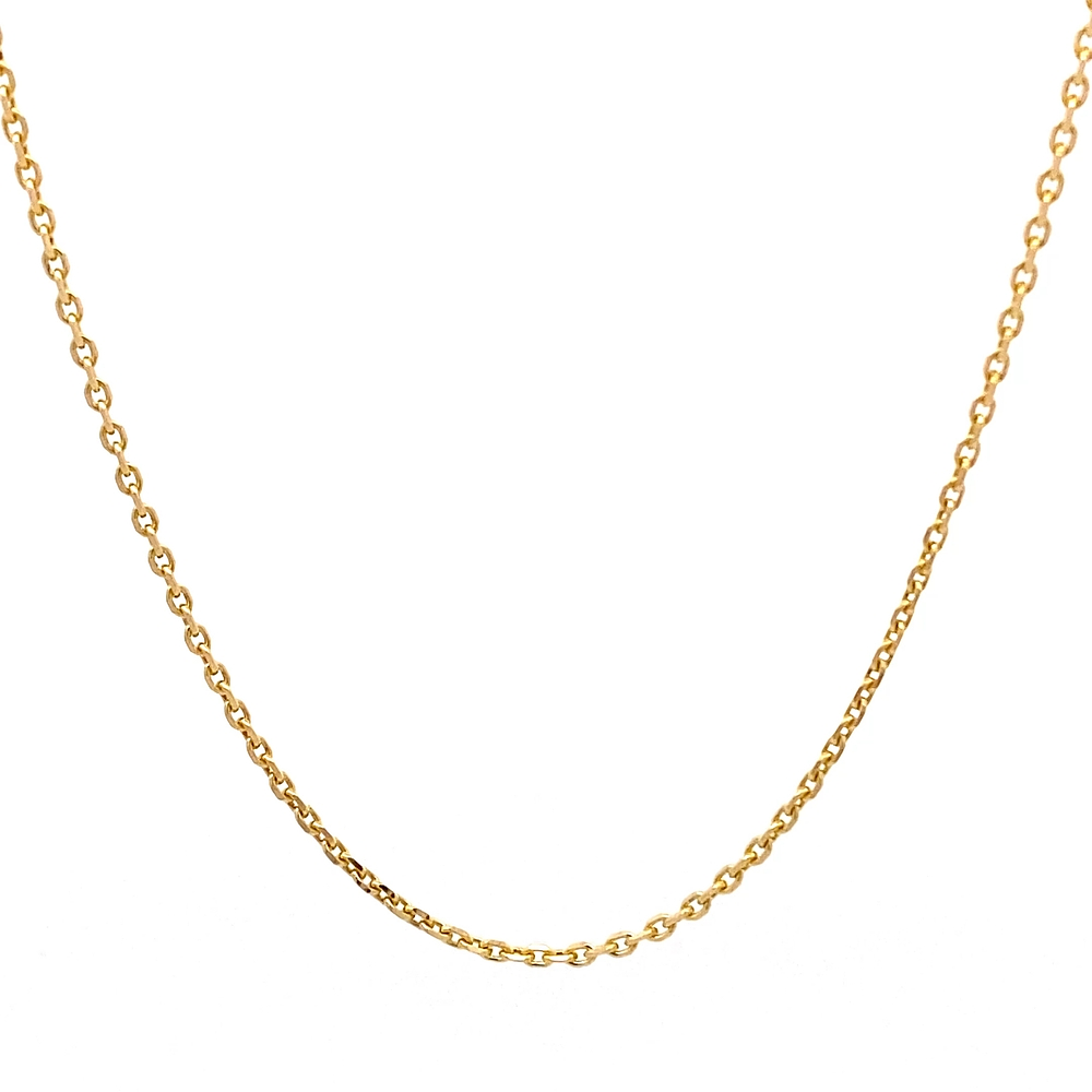 Cadena de Oro Amarillo 18K Limada