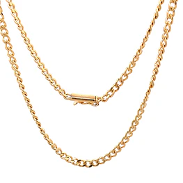 Cadena de Oro Amarillo 18K Groumet