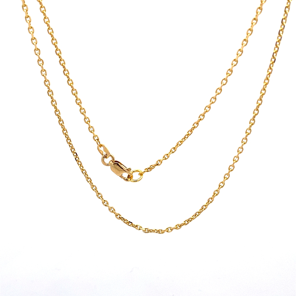 Cadena de Oro Amarillo 18K Limada