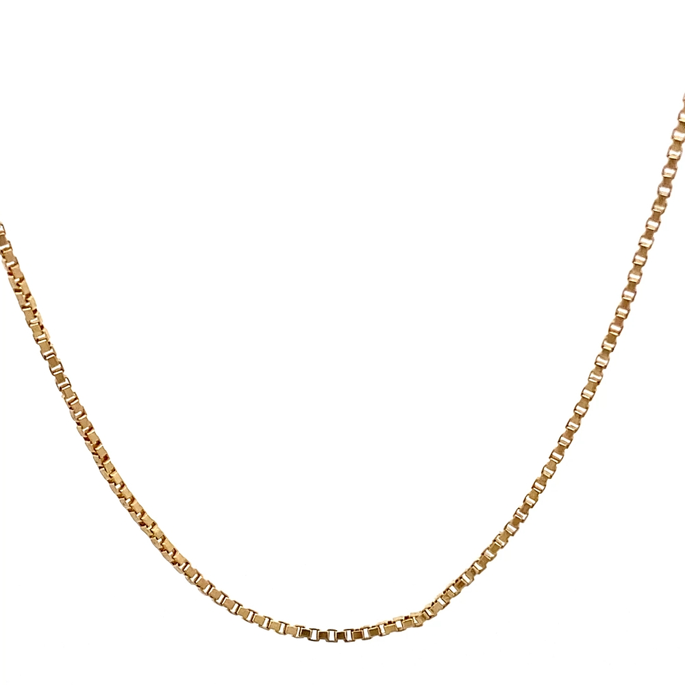 Cadena de Oro Amarillo 18K Veneciana