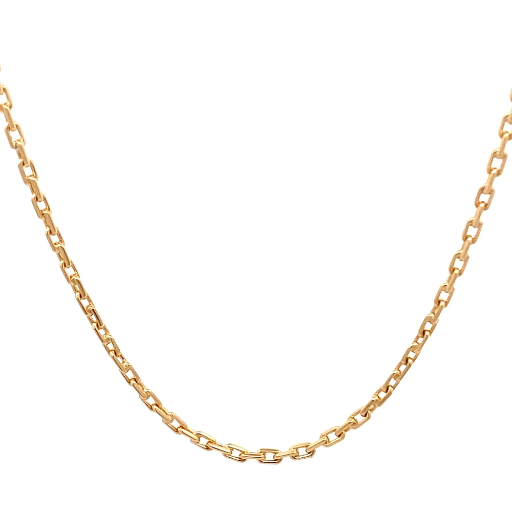 Cadena de Oro Amarillo 18K Limada