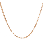 Cadena de Oro Amarillo 18K Limada