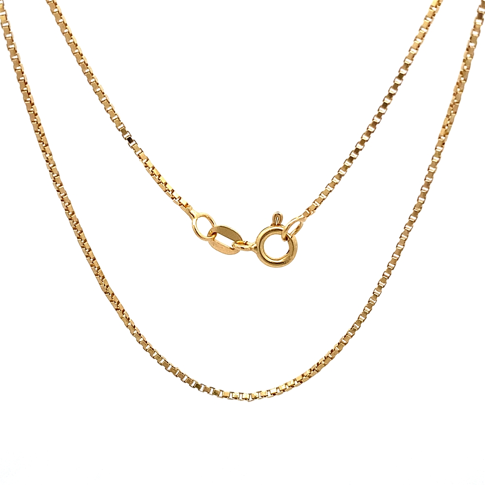 Cadena de Oro Amarillo 18K Veneciana