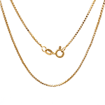 Cadena de Oro Amarillo 18K Veneciana