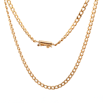 Cadena de Oro Amarillo 18K Groumet