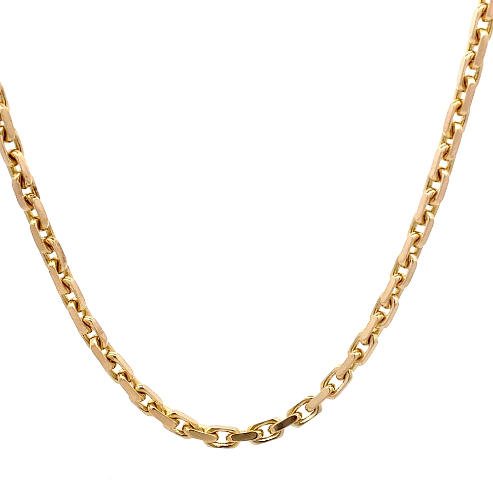 Cadena de Oro Amarillo 18K Limada