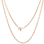 Cadena de Oro Amarillo 18K Limada