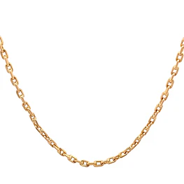 Cadena de Oro Amarillo 18K Limada