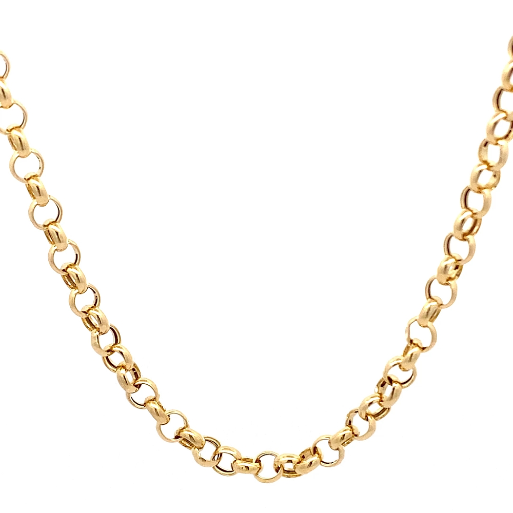 Cadena de Oro Amarillo 18K Rolo