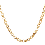 Cadena de Oro Amarillo 18K Rolo