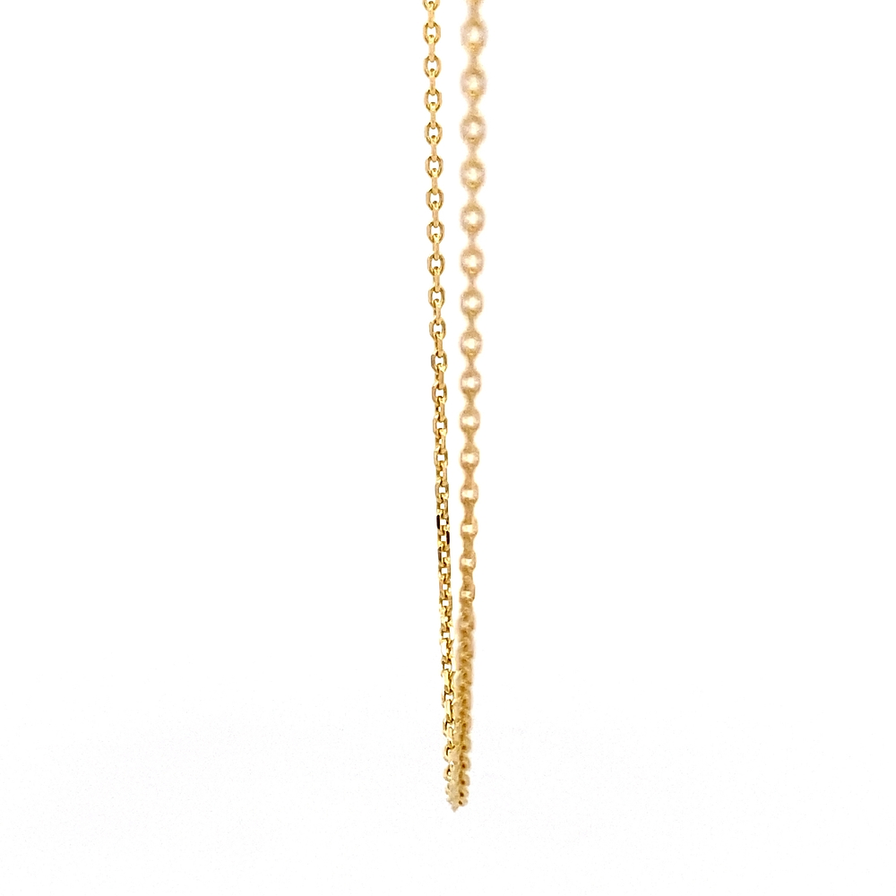 Cadena de Oro Amarillo 18K Limada