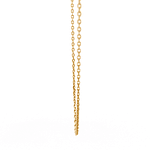 Cadena de Oro Amarillo 18K Limada