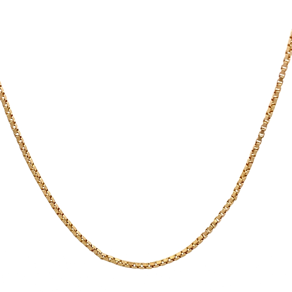 Cadena de Oro Amarillo 18K Veneciana