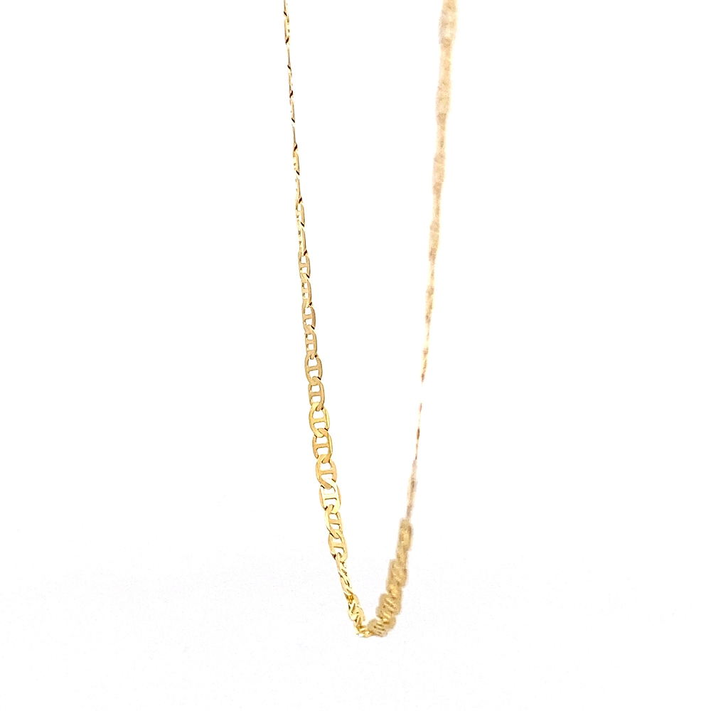 Cadena de Oro Amarillo 18K Banana