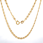 Cadena de Oro Amarillo 18K Ojo de Perdiz