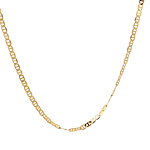 Cadena de Oro Amarillo 18K Banana