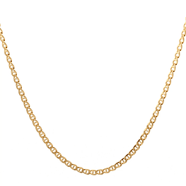 Cadena de Oro Amarillo 18K Banana