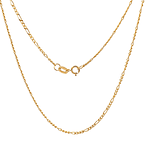 Cadena de Oro Amarillo 18K Figaro 3X1