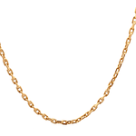 Cadena de Oro Amarillo 18K Limada