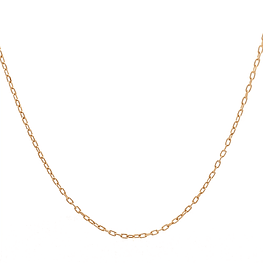 Cadena de Oro Amarillo 18K Limada